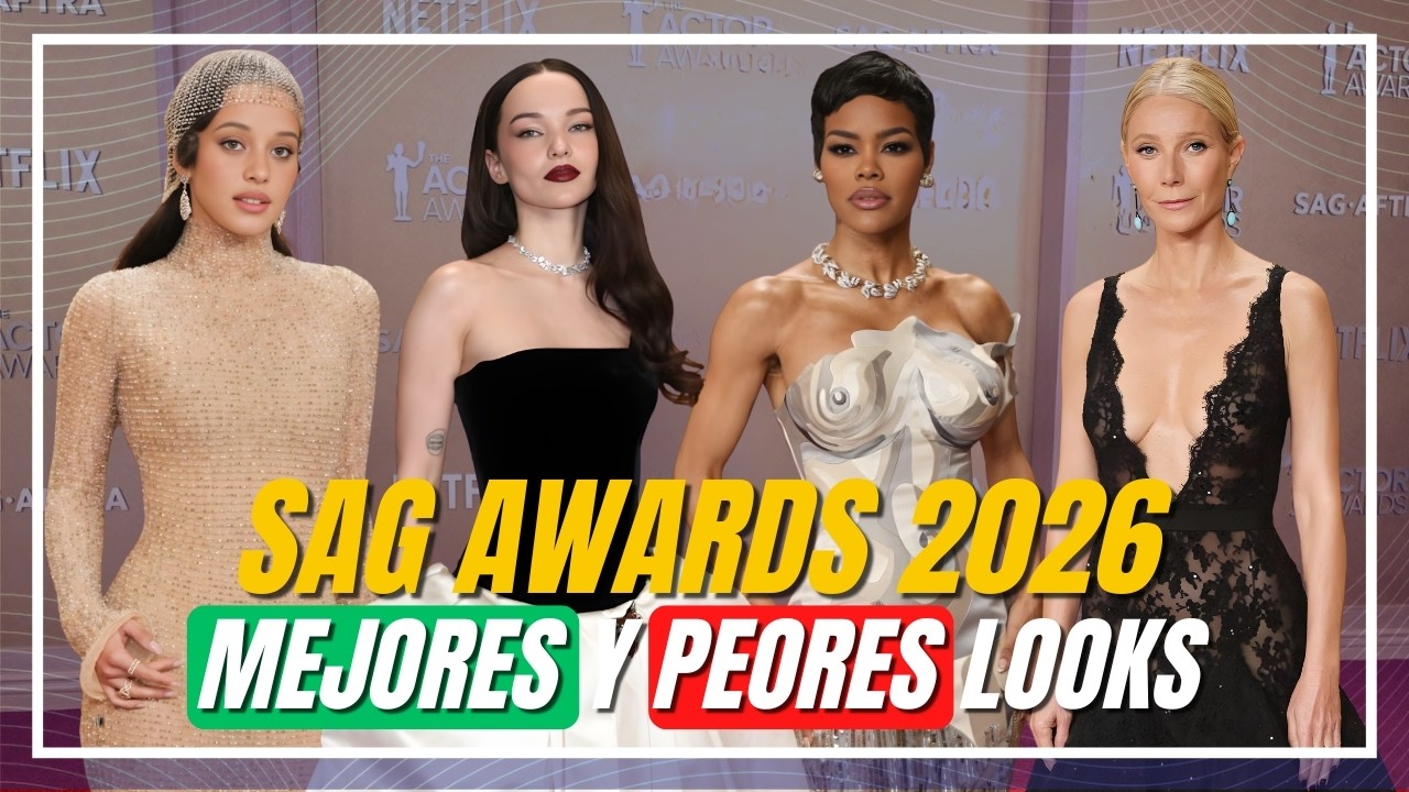 🔥Los MEJORES y PEORES LOOKS de los SAG Awards 2026 | Los Actor Awards 2026