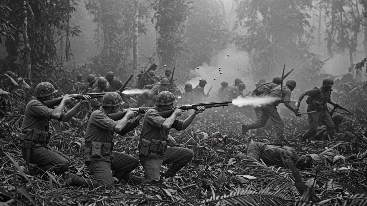 Japanese Troops Shocked by 12 Gauge Shotguns! - YouTube