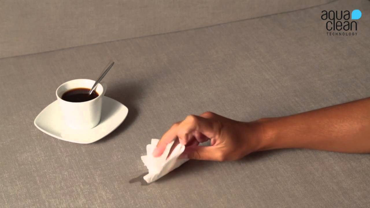 Jak vyčistit skvrny od Kávy z potahů Aquaclean Mystic, Carabu...atd.