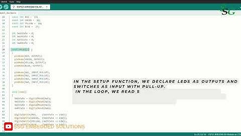 ESP32 Switch with LED | Digital Input Output | Arduino IDE