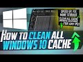 🔧 How to CLEAR All Cache in Windows 10 to Improve Performance & Speed Up ANY PC!