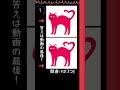 チャレンジ!3つの間違い探し! #脳トレ #猫