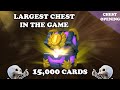 [Chest Opening] Clash Royale | 15,000 Cards | First Place Largest Chest From 250,000 Gem Tournament