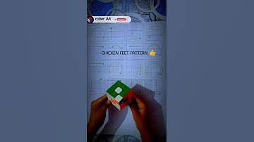 How to make Chicken Feet Pattern On Rubik