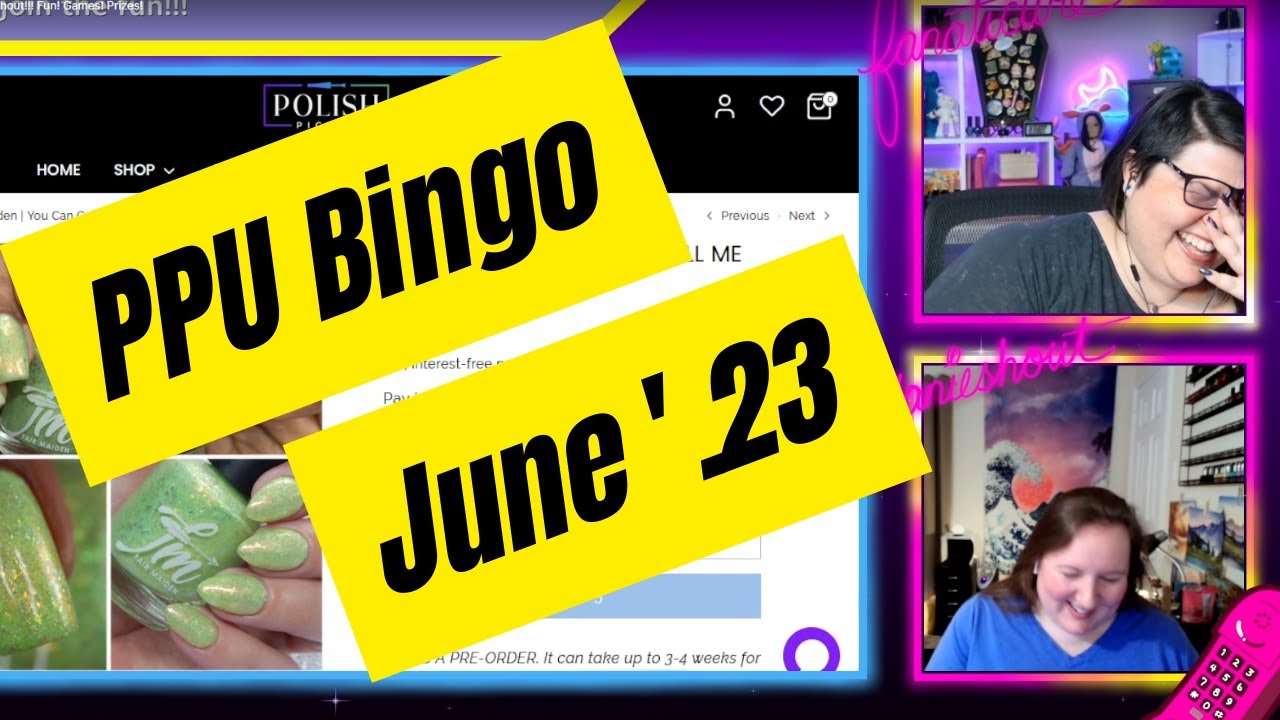 Polish Pickup Bingo June '23 with DanieShout YouTube
