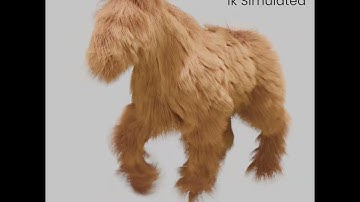 Fur Guide Simulation Test in Blender 4.3