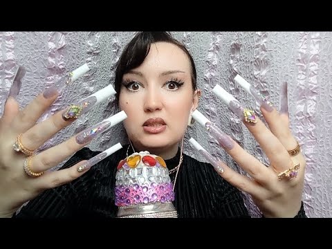 ASMR Mic Triggers with Long A$$ Nails 💅🏻 Tapkanje I Grebanje Mikrofona sa Predugačkim Noktima!