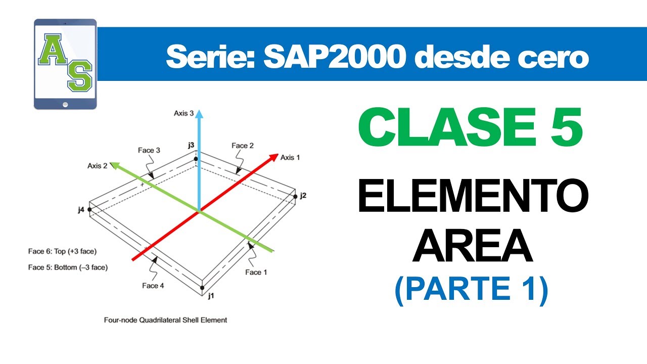 SORTEO + Curso: SAP2000 desde cero | Clase 5 - Parte 1: Elemento area.