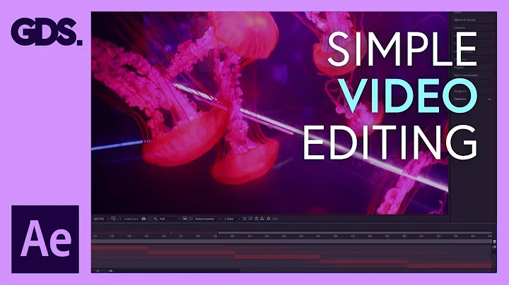 Simple Video Editing in After Effects Ep8/48 [Adobe After Effects for Beginners]