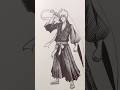 Drawing Ichigo kurosaki #bleach #animeart #shortsfeed #shorts