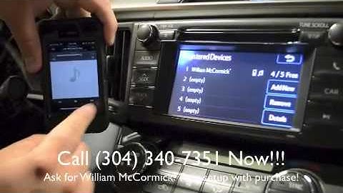 Toyota Display Audio iPhone Pairing