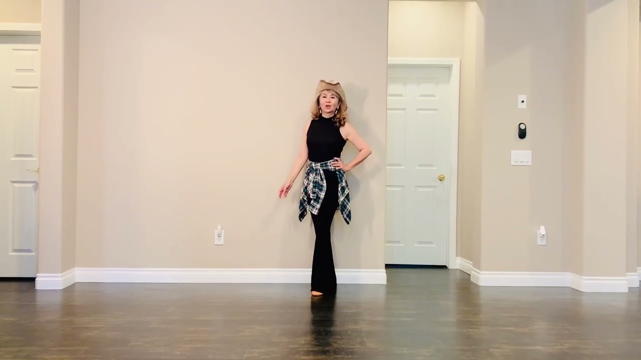 Una Paloma Blanca - line dance, easy improver, demo & tutorial