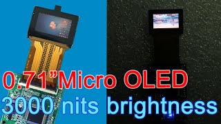 Sony Micro OLED High Brightness For MR, AR 3000 nits ECX335SN