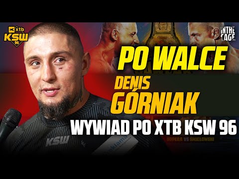 Denis GÓRNIAK po przegranej z SAMOCIUKIEM na KSW 96: "Pozdrawiam hejterków"
