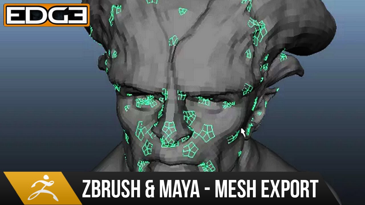 how to export zbrush to maya