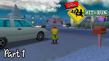 Simpsons Hit & Run A Christmas In Springfield ~ Part 1 (CHRISTMAS SPECIAL)