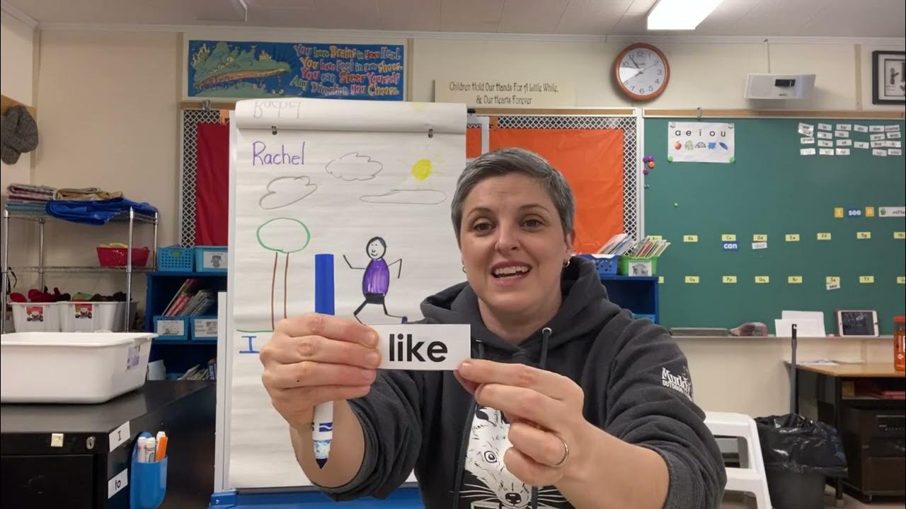 Kindergarten Writing Lesson ('I Like to' sentences) - YouTube