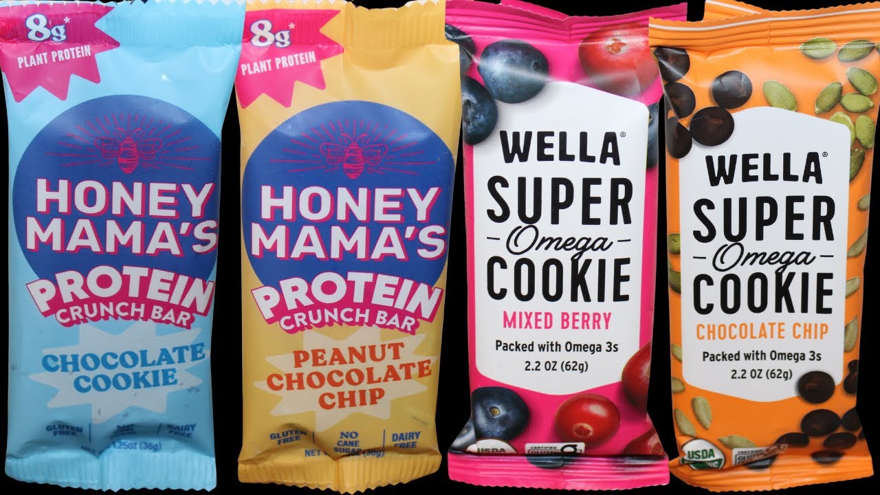 Honey Mama’s Protein Crunch Bars & Wella Super Omega Cookie Review
