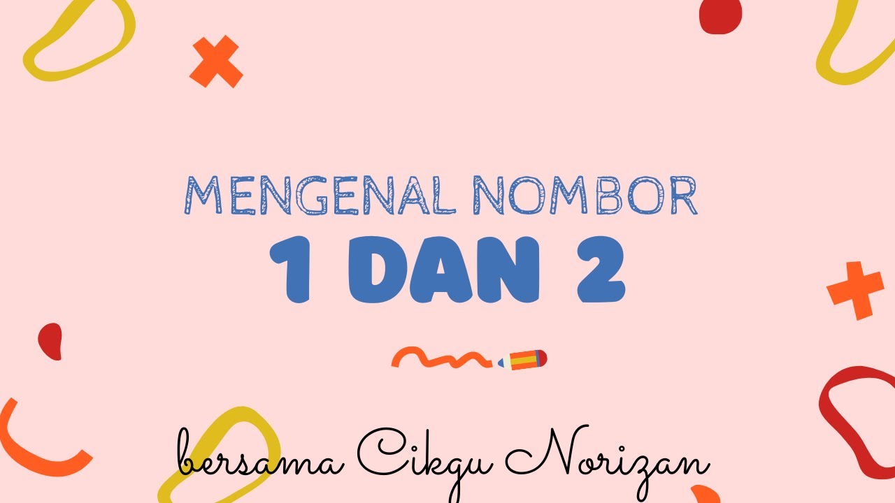 Belajar Nombor 1 Dan 2 Pdpr Matematik Pra Gemilang Cikgu Norizan Youtube