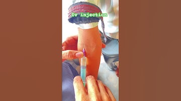 Intravenous injection use ll iv injection kese lagaya jata hai l #ivinjection #short