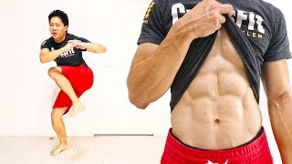 【1日10分】効果抜群！腹筋バキバキ！筋トレからの有酸素運動で脂肪燃焼！