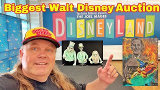 Biggest Disneyland Memorbilia Exhibit Auction in Burbank California 2023