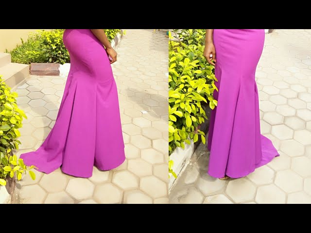 How To make Six Pieces Gown/Dress Without Joining on the waist line (Front  and Back Part) - YouTube