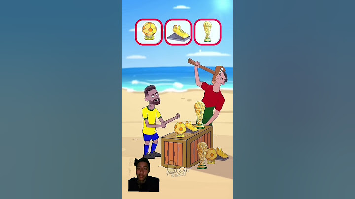 Ronaldo playing with Messi and...رونالدو يلعب مع ميسي #footballmemes