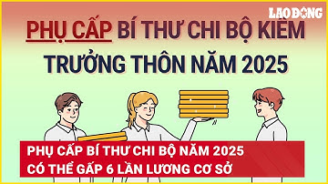 Phụ cấp bí thư chi bộ năm 2025 có thể gấp 6 lần lương cơ sở | Báo Lao Động