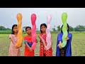 outdoor fun with Rocket Balloon and learn colors for kids by I kids episode -427.