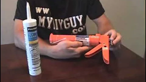 How To Load A Caulk Gun
