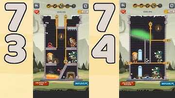 How to Loot - Pin Pull & Hero Rescue Level 73 & 74