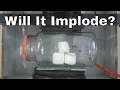 What Happens When You Crush A Vacuum Chamber With A Hydraulic Press While Under Vacuum?