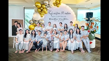 Kỷ niệm 50 ngày cưới ông bà Đoàn Khuê   Lưu Điềm 1975   2025