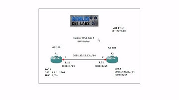 Juniper IPv6 Lab 4 Border Gateway Protocol (BGP) Basics