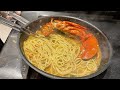 Sunset at Gusto, Al Bandar Rotana: Cooking with Chef Francesco, Lobster Spaghetti