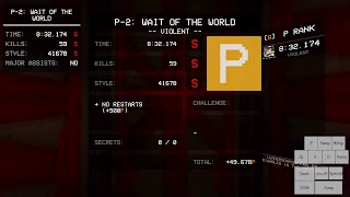 Ultrakill - P-2 P rank (Violent)