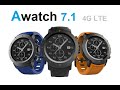 Awatch 4G smartwatch 7.1 wifi gps waterproof bakeey a4 colmi lemfo zeblaze