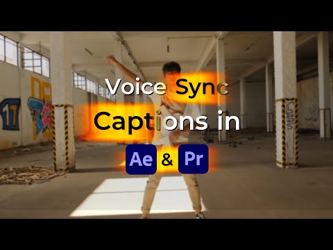 Create Voice Sync Captions in Adobe After Effects and Premiere Pro
