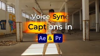 Create Voice Sync Captions in Adobe After Effects and Premiere Pro Wealth