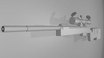 M40A5 Speed model (Blender 3D)