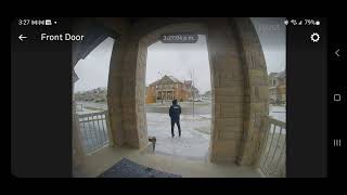 Doorbell Camera Caught First Snowball Throw by The Vickers Fam Jam 36 views 12 days ago 50 seconds