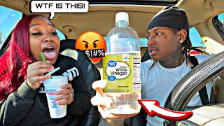 PUTTING VINEGAR IN MY GIRLFRIENDS WATER! *SHE CRIED*