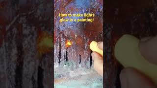 How to Paint Lights that Really Glow!