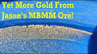 Recovering Gold From Jason's Gold Mine at MBMM part2 #gold #goldrecovery #mining