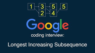 Google Coding Interview: Longest Increasing Subsequence