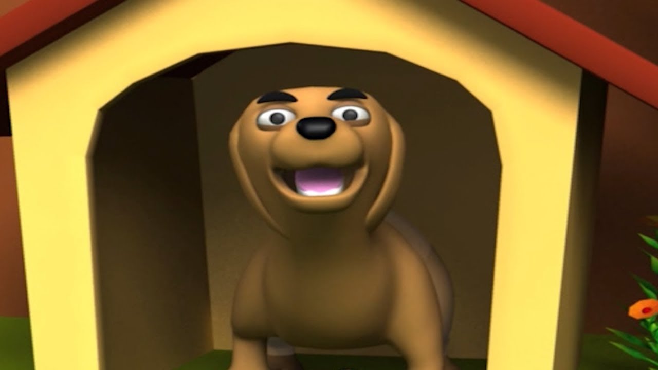 The Dog Says Bow Nursery Rhyme With Animated Lyrics Nursery Rhyme