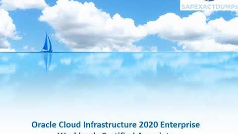 Oracle Cloud Infrastructure 2020 Certified Associate || Exam Live Webinar of Passing Techniques