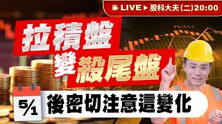 【20:00 即時直播】拉積盤 變 殺尾盤 勞工放假後密切注意這變化 | 股科大夫 - 容逸燊老師 | 113/04/30