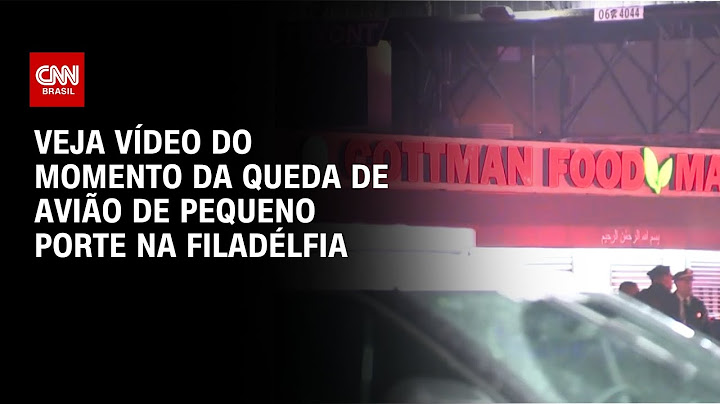 Veja vídeo do momento da queda de avião de pequeno porte na Filadélfia | CNN BRASIL